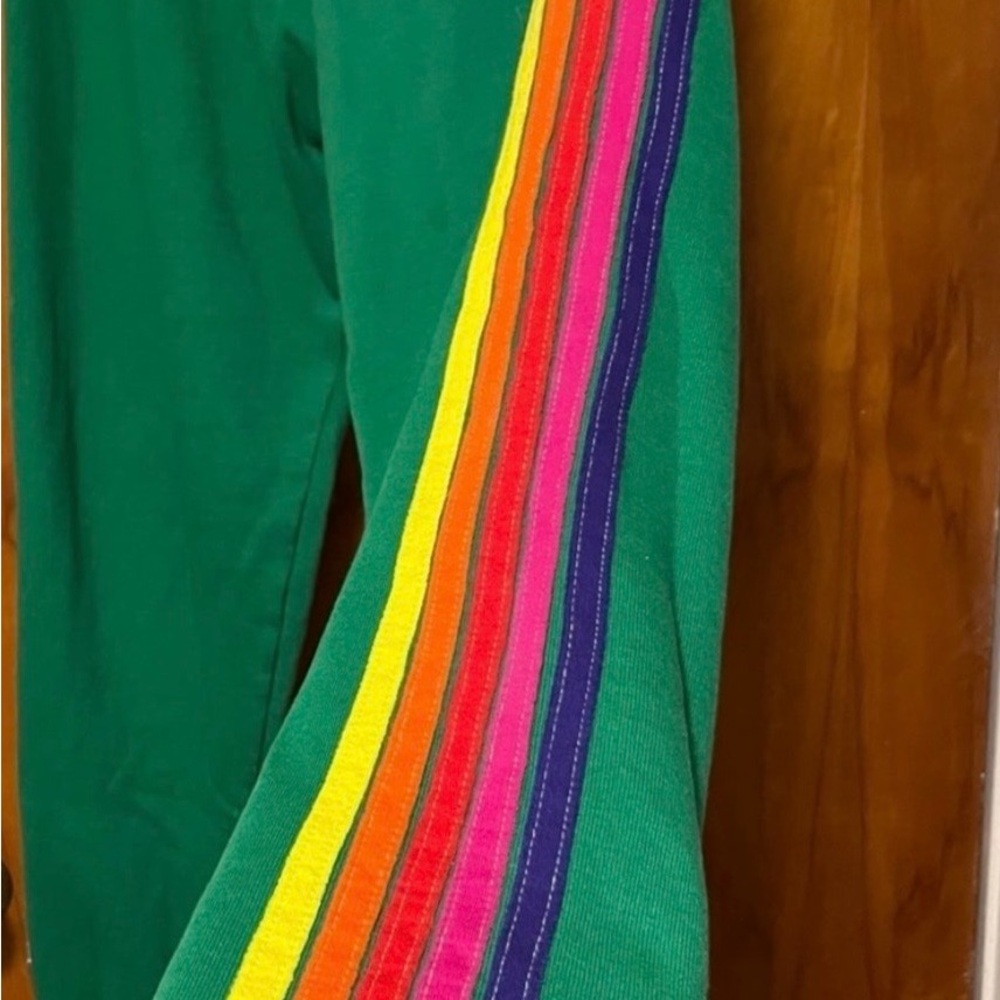 Aviator Nation Kelly Green Multicolor 5Stripe